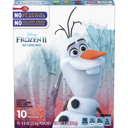 Betty Crocker Fruit Flavored Snacks Disney Frozen II 226g