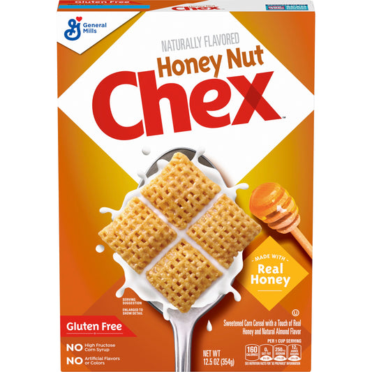General Mills Chex Honey Nut Cereals Gluten Free 354g