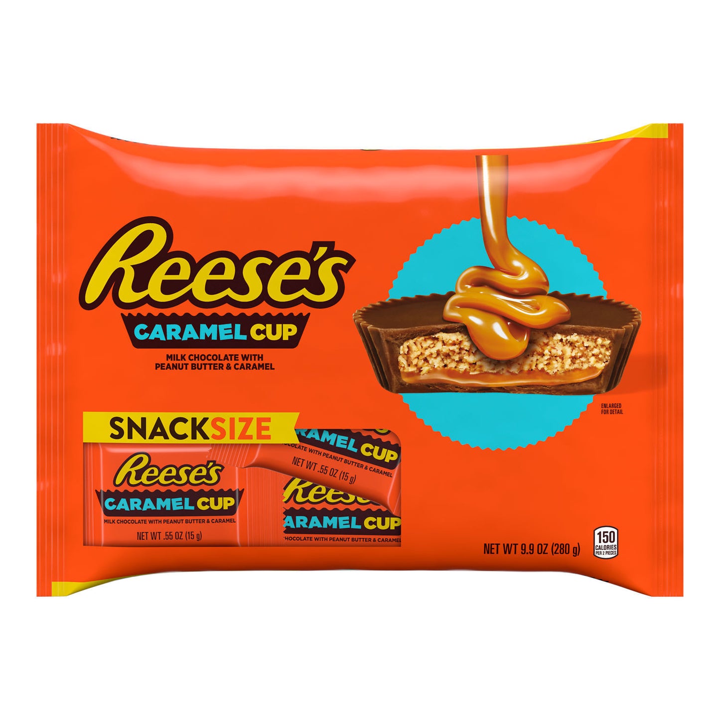 Reese's Big Cup Caramel Snack Size 280g