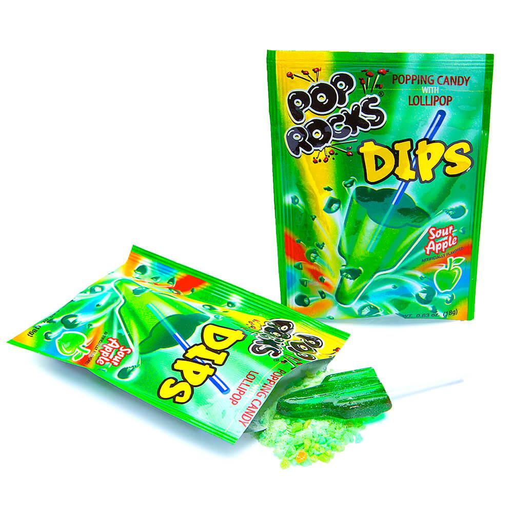 Pop Rocks Dips Sour Apple 18g