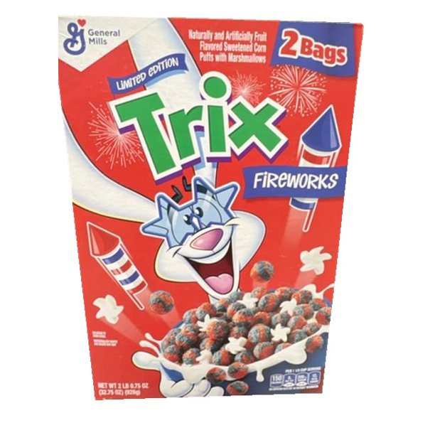 General Milles Trix Limited Edition Fireworks Cereal 928g