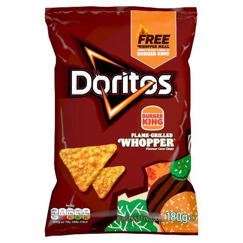 Doritos Burger King Flame Grilled Whopper Corn Chips 180g