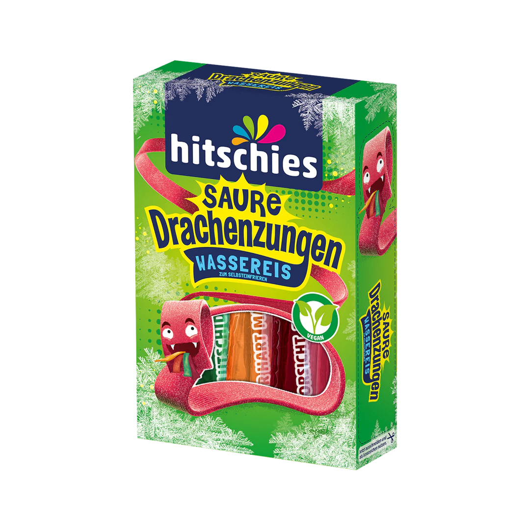 Hitschies Saure Drachenzungen Wassereis bunt 10x40ml 400ml