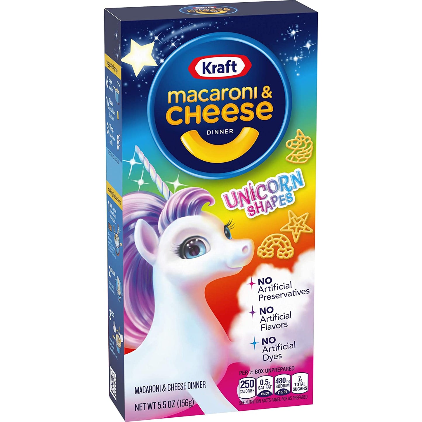 Kraft - Macaroni and Cheese - Unicorn Shapes 156g