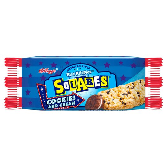 Kellogg´s Rice Krispies Squares Cookies and Cream 4x34g