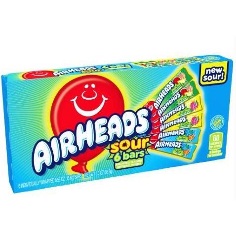 Airheads Sour 6 Bars 93,6g