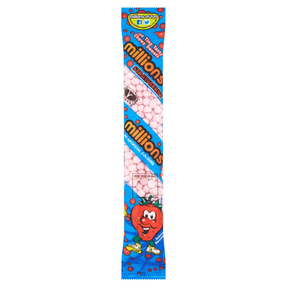 Millions Strawberry Chewy Candy 55g