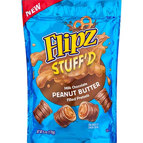 Flipz Stuff'd Milk Chocolate Peanut Butter filled Pretzel 170g