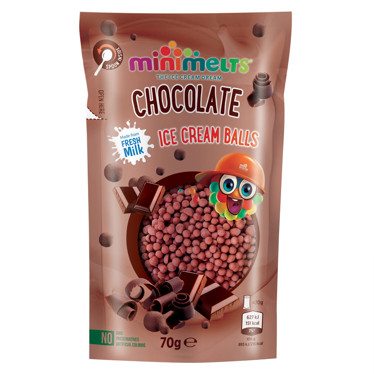 Mini Melts Eis Schokolade