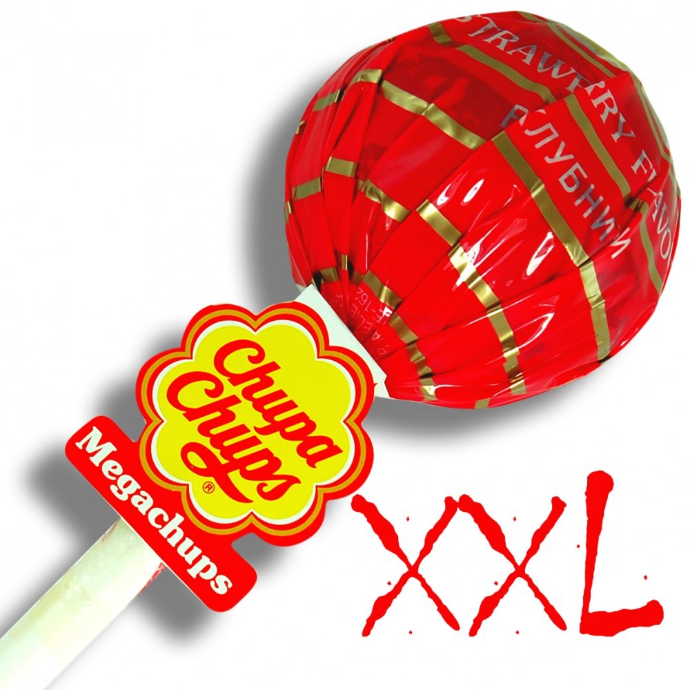 Chupa Chups Mega Mini Chups Erdbeer 140g