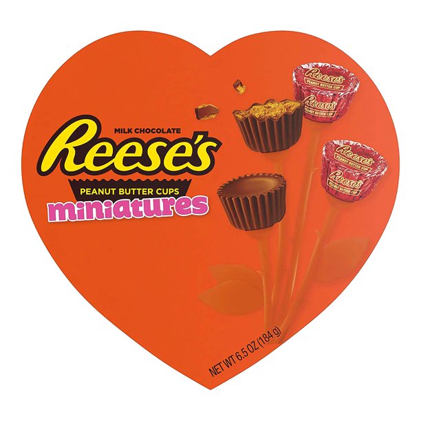 Reese's - Miniatures Chocolate Peanut Butter Cups Valentine's Day Box 184g