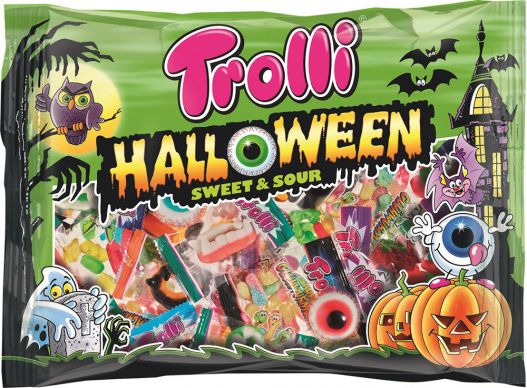TROLLI Halloween Sweet & Sour Süßigkeiten Mix 360g