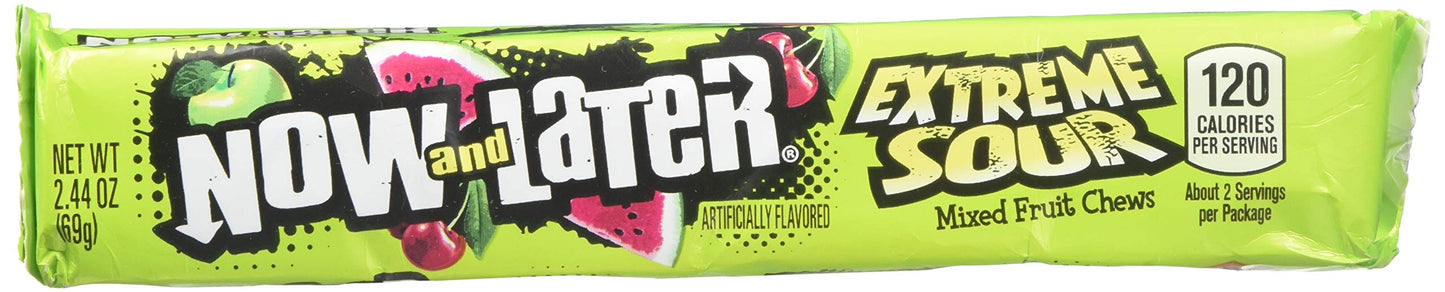 Now and Later Extreme Sour Mixed Fruits 69,2 g