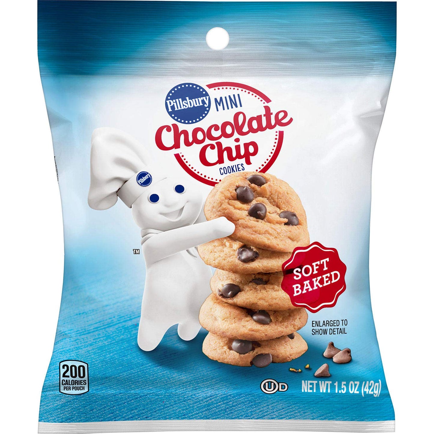Pillsbury - Soft Baked Mini Chocolate Chip Cookies 42g