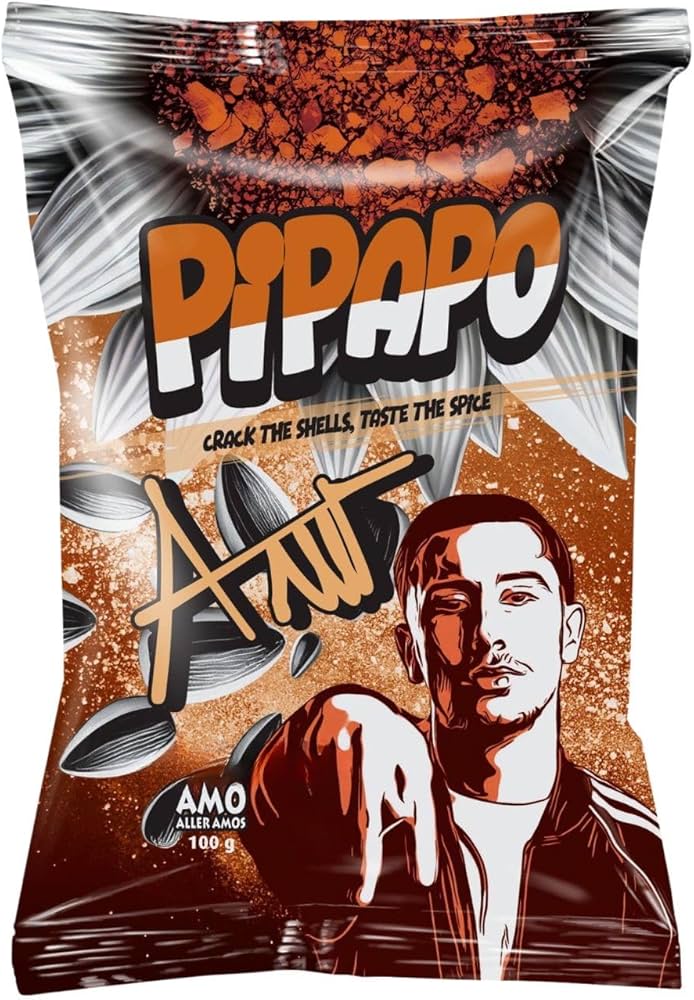 PIPAPO Amo geröstete Sonnenblumenkerne Chili Taco 100g