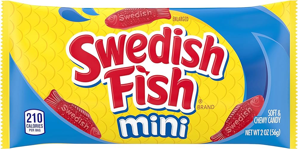 Swedish Fish -Soft Chewy Candy 56g