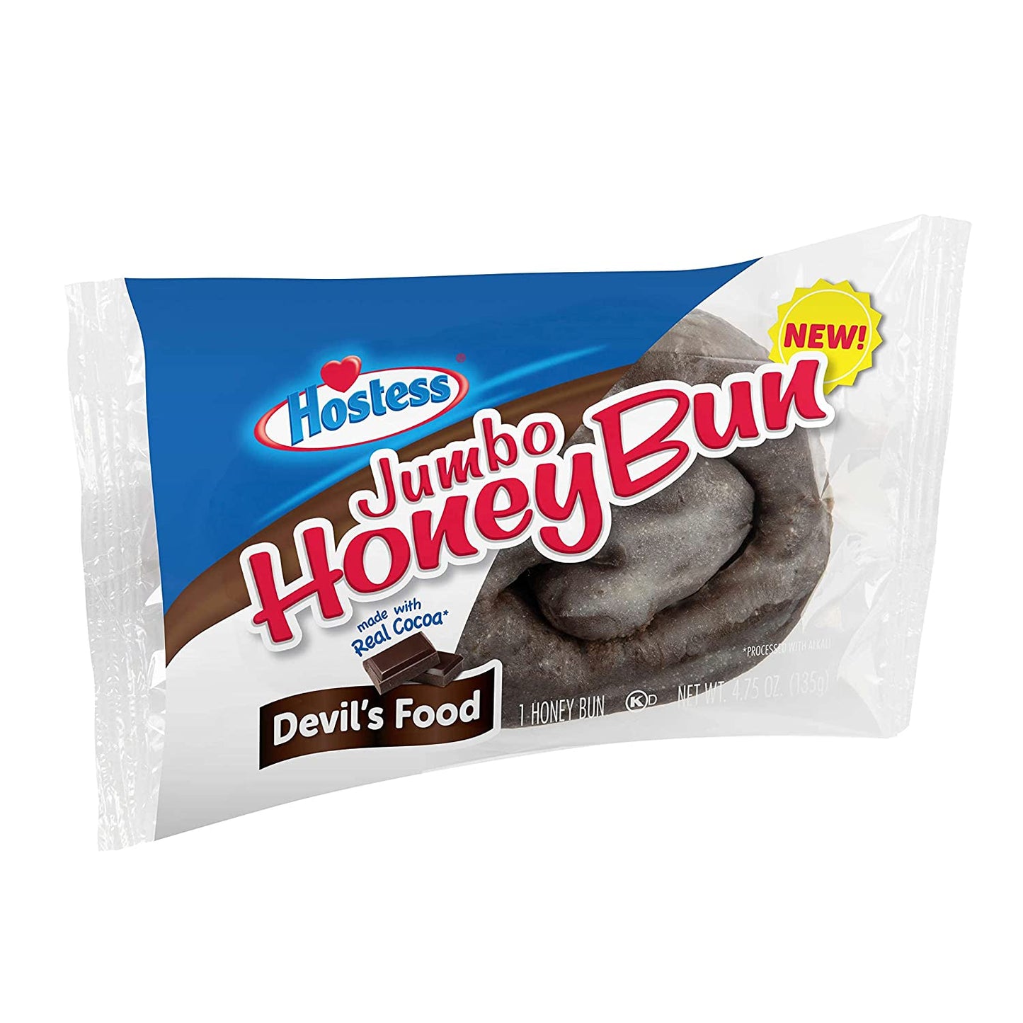 Hostess Jumbo Chocolate Honey Bun Devil's Food 135g