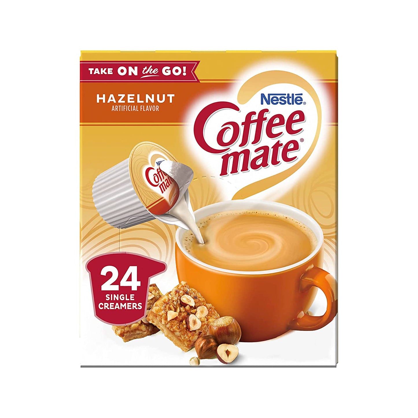 Nestlé Coffee-Mate Haselnuss Flüssige Kaffeesahne (24x11ml)