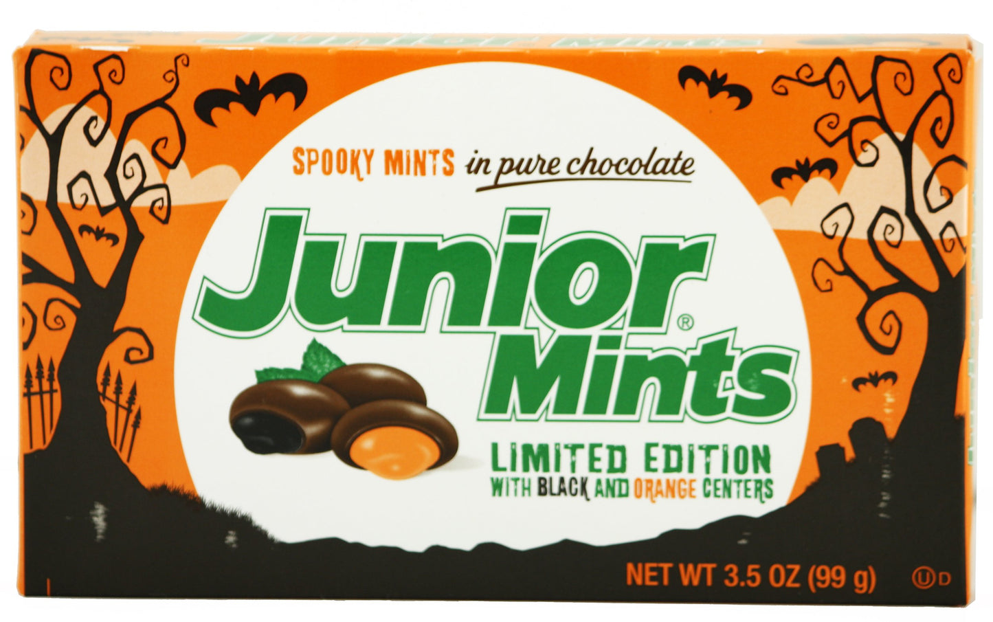 Spooky Junior Mints Black & Orange 99g Limited Edition