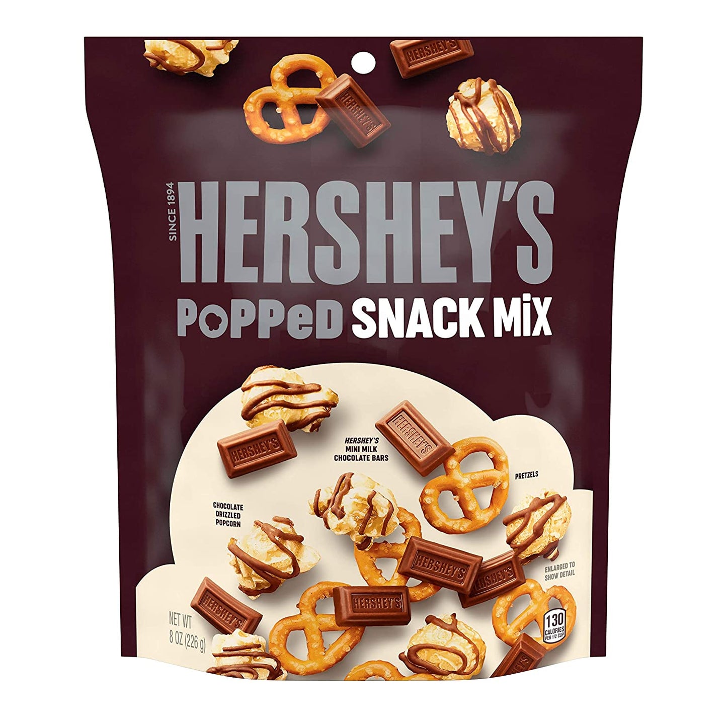 Hershey´s Milk Chocolate Popped Snack Mix 226g