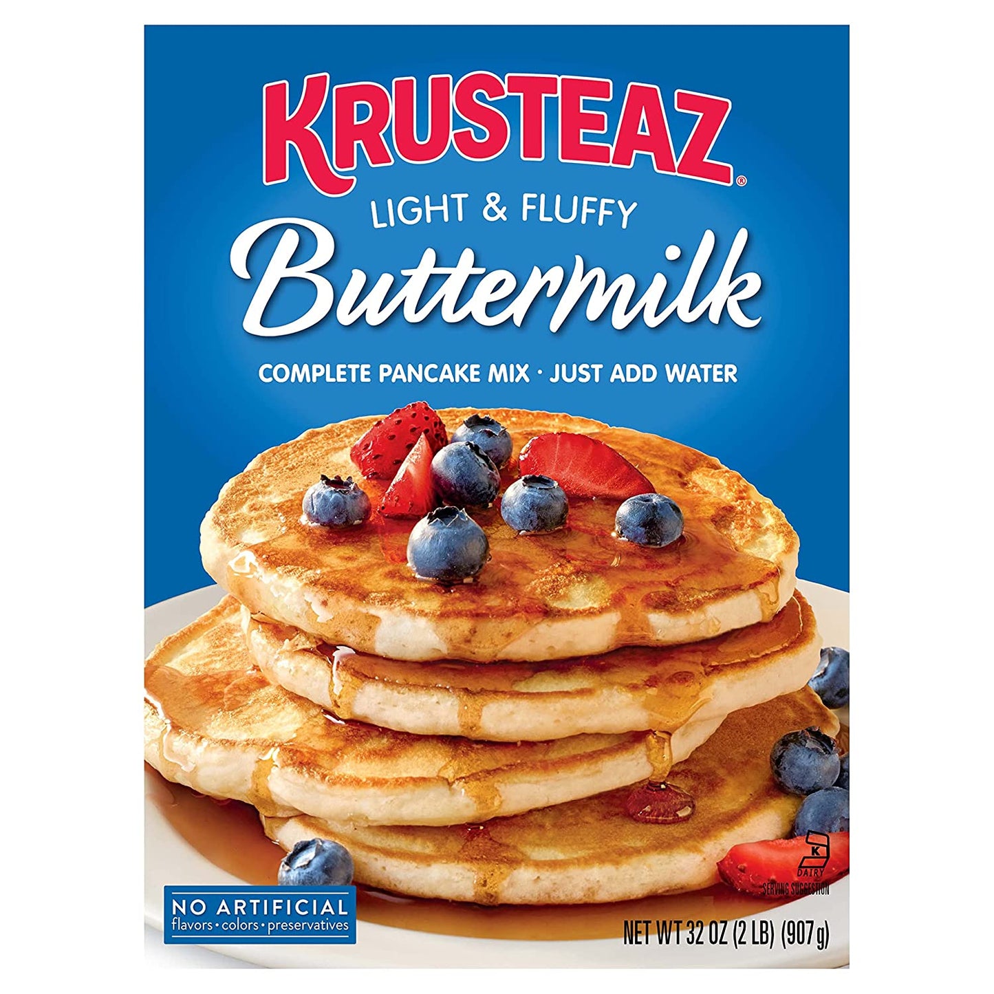 Krusteaz Light & Fluffy Buttermilk Complete Pancake Mix 907g