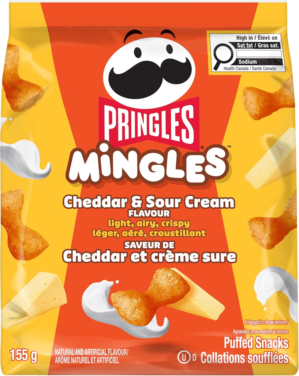 Pringles Mingles Cheddar & Sour Cream 155g