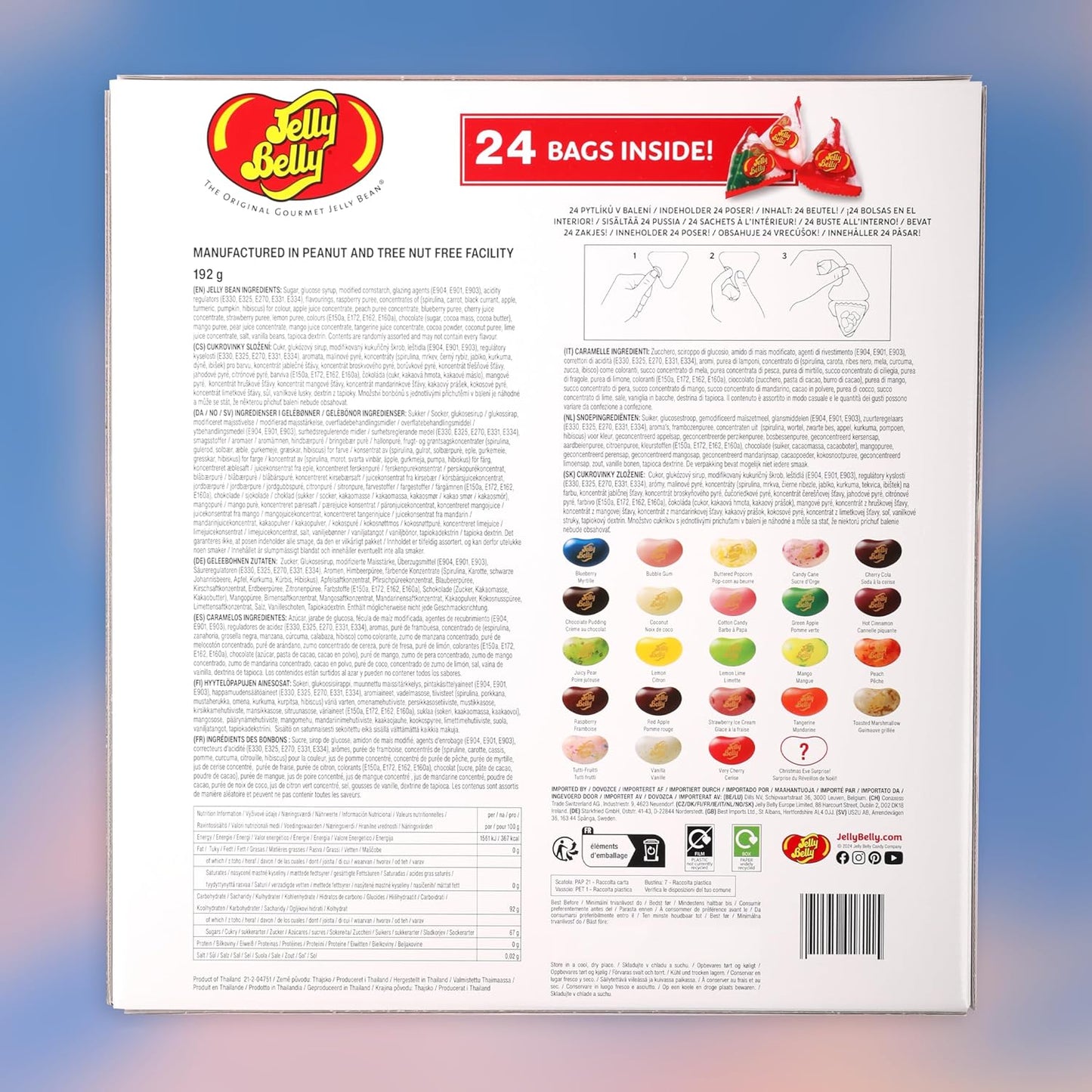 Jelly Belly Factory Adventskalender 192g