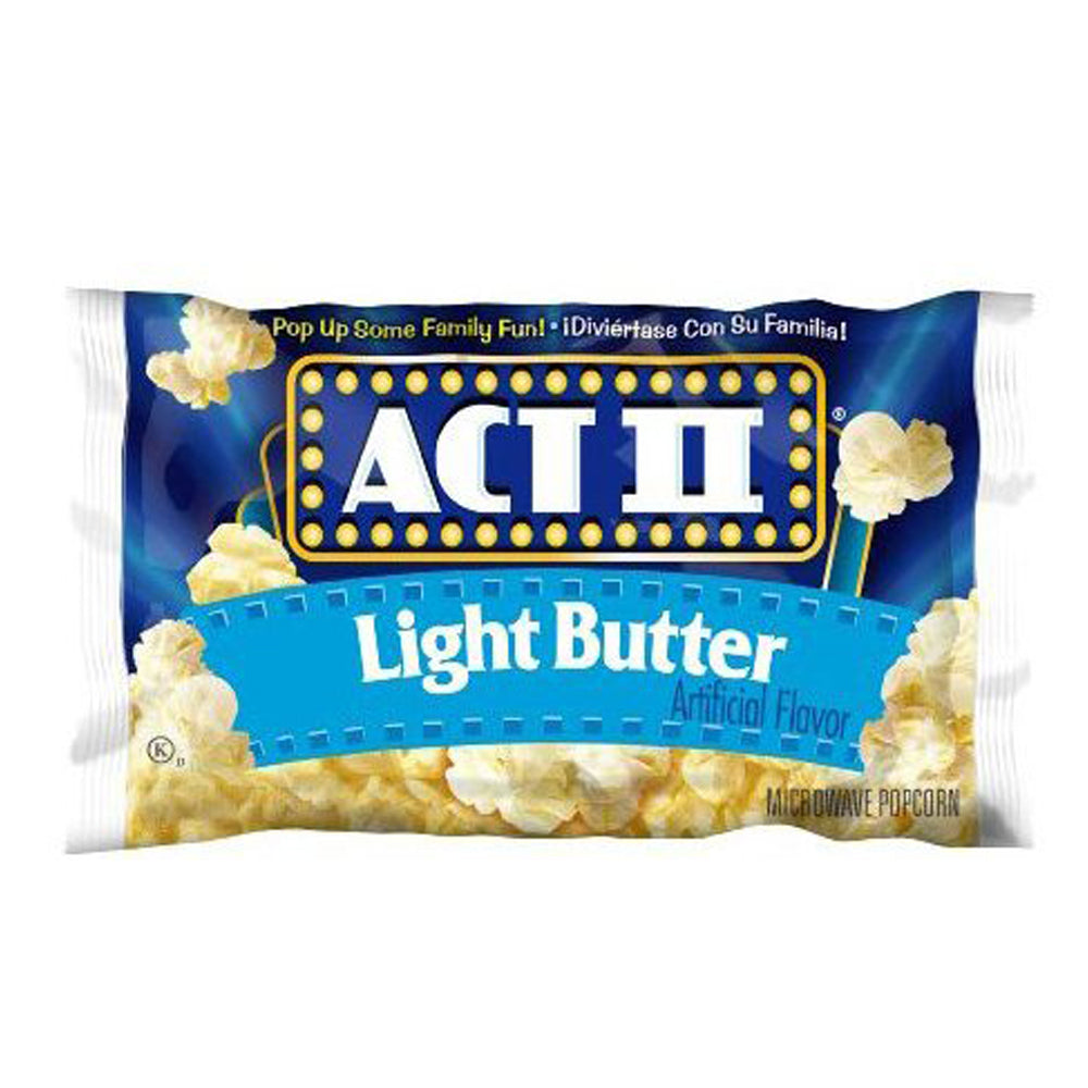 ACT II Light Butter Microwave Popcorn 78g (MHD ABGELAUFEN 14.01.2026)