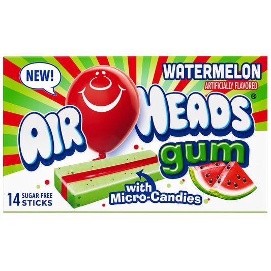 AirHeads Gum Watermelon 34g