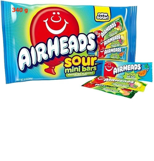 Airheads Sour Mini Bars 340g