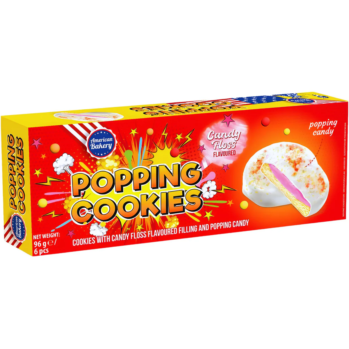 American Bakery Popping Cookies 96g
