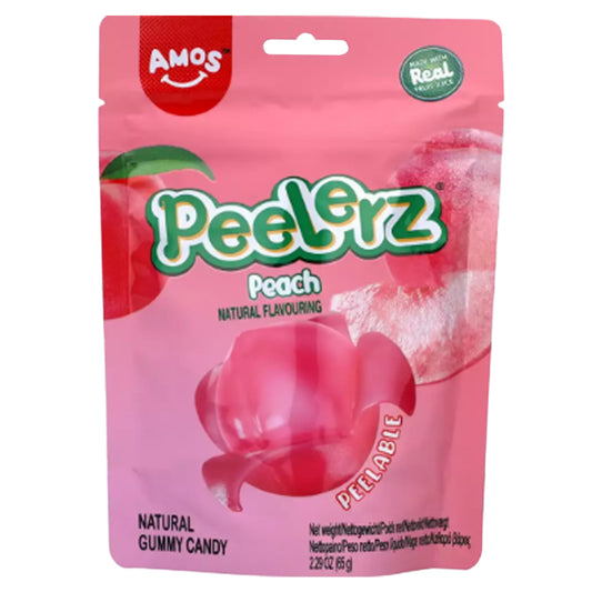 Amos Peelerz Gummy Peach 65g