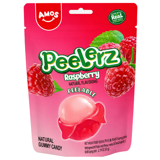 Amos Peelerz Gummy Raspberry 65g