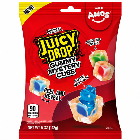 Amos X Juicy Drop Peelable Gummy Mystery Cube Original 142g