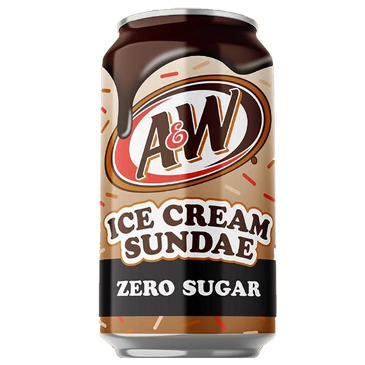 A&W Ice Cream Sundae Zero Sugar 355ml