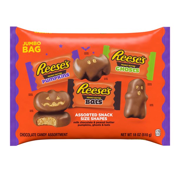 Reese's Assorted Pumpkin Ghosts & Bats 272g