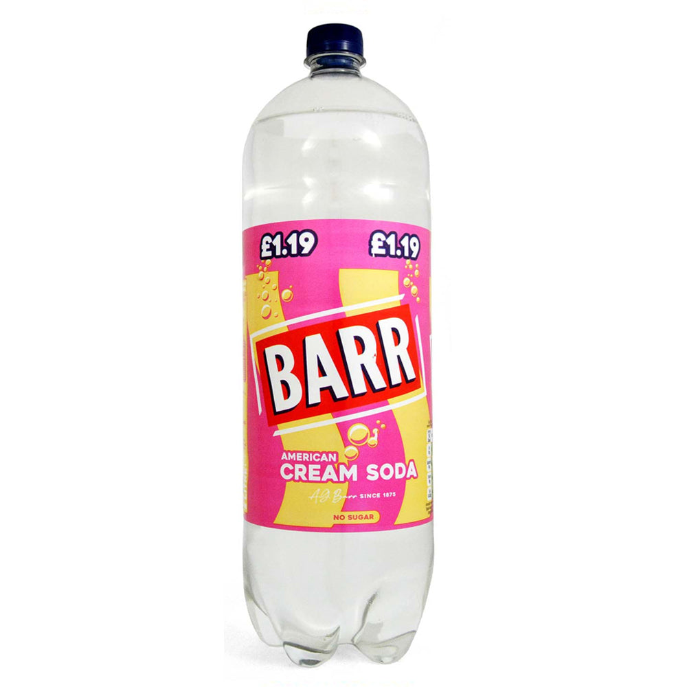 BARR American Cream Soda No Sugar 2L