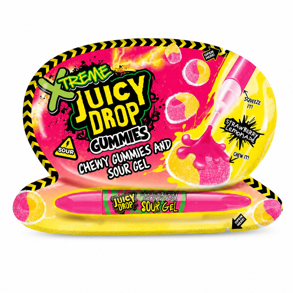 Bazooka Xtreme Juicy Drop Gummies 57g