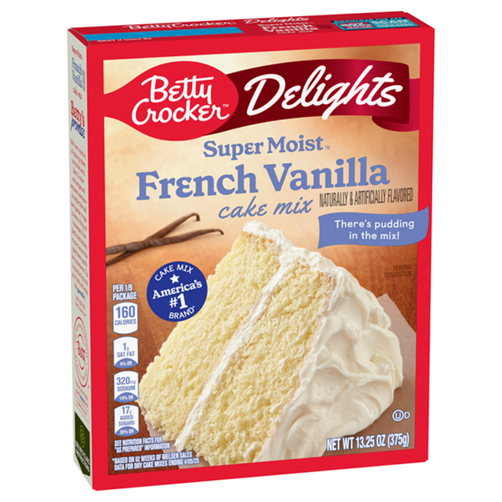 Betty Crocker Delights Super Moist French Vanilla Cake Mix 375g