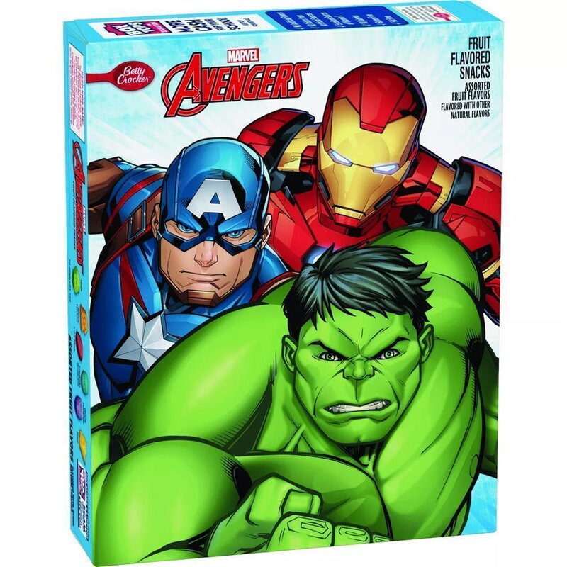 Betty Crocker Marvel Avengers Fruit Flavored Snacks 226g