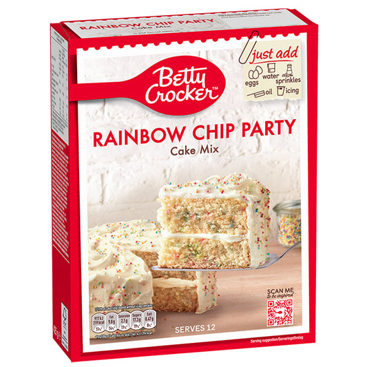 Betty Crocker Rainbow Chip Party Cake Mix 425g