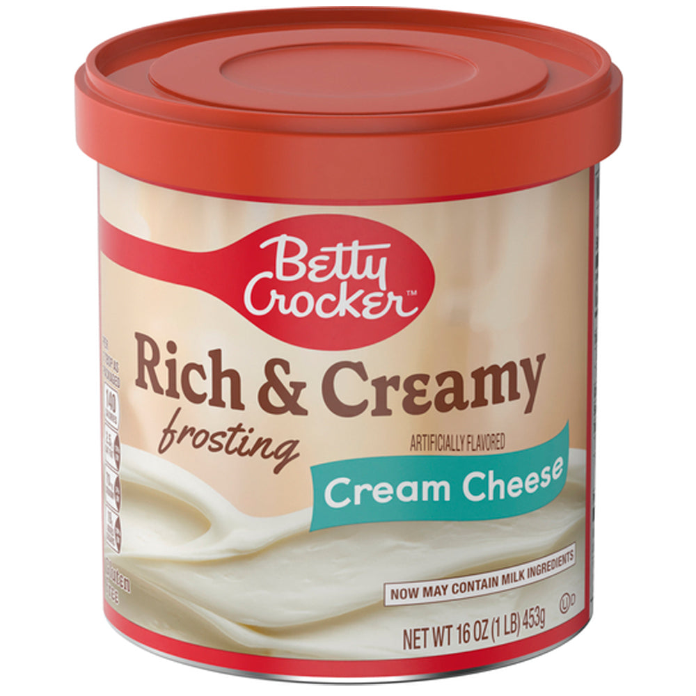 Betty Crocker Rich and Creamy Frosting Cream Vanilla Cheese 453g