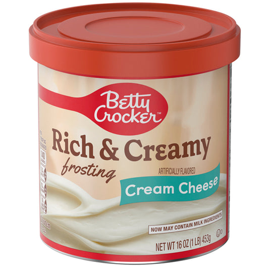 Betty Crocker Rich and Creamy Frosting Cream Vanilla Cheese 453g
