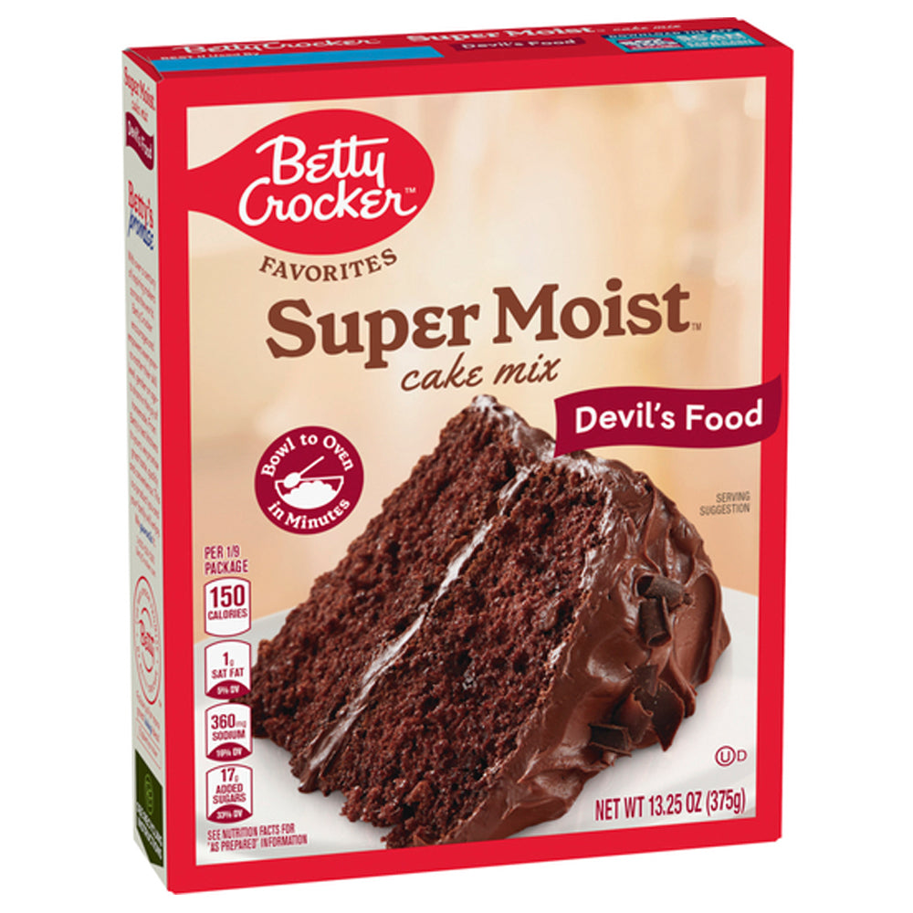 Betty Crocker Super Moist Devils Food Cake Mix 375g