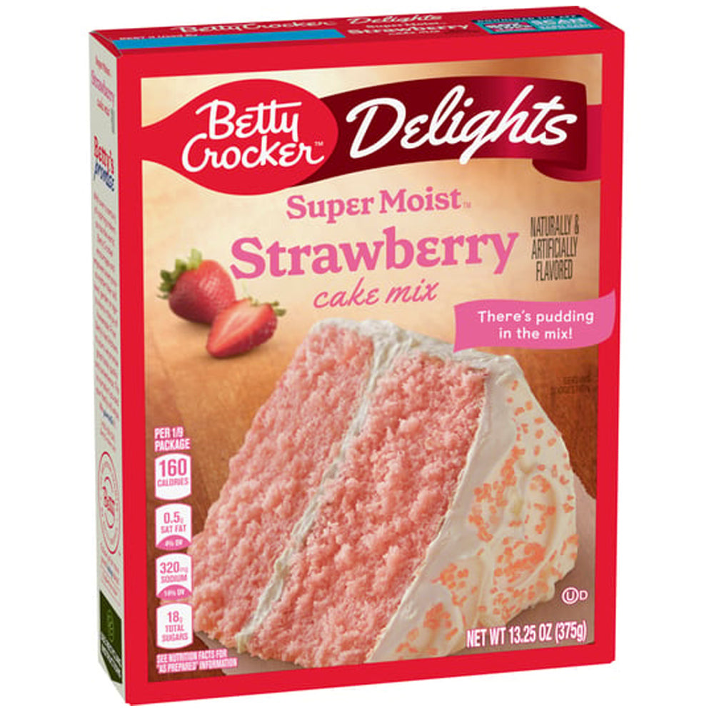 Betty Crocker Super Moist Strawberry Cake Mix 375g
