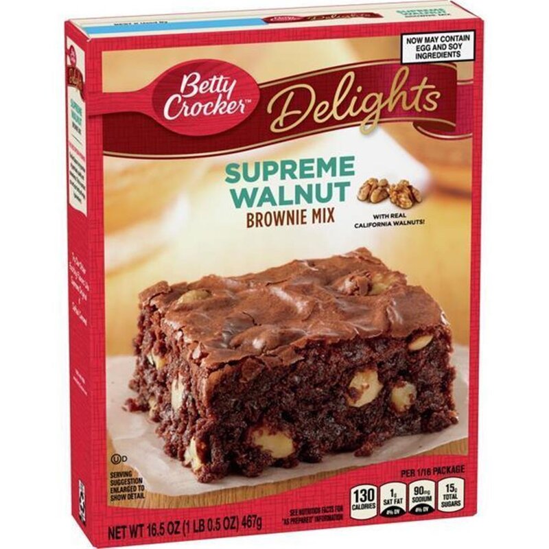 Betty Crocker Supreme Walnut Brownie Mix 467g