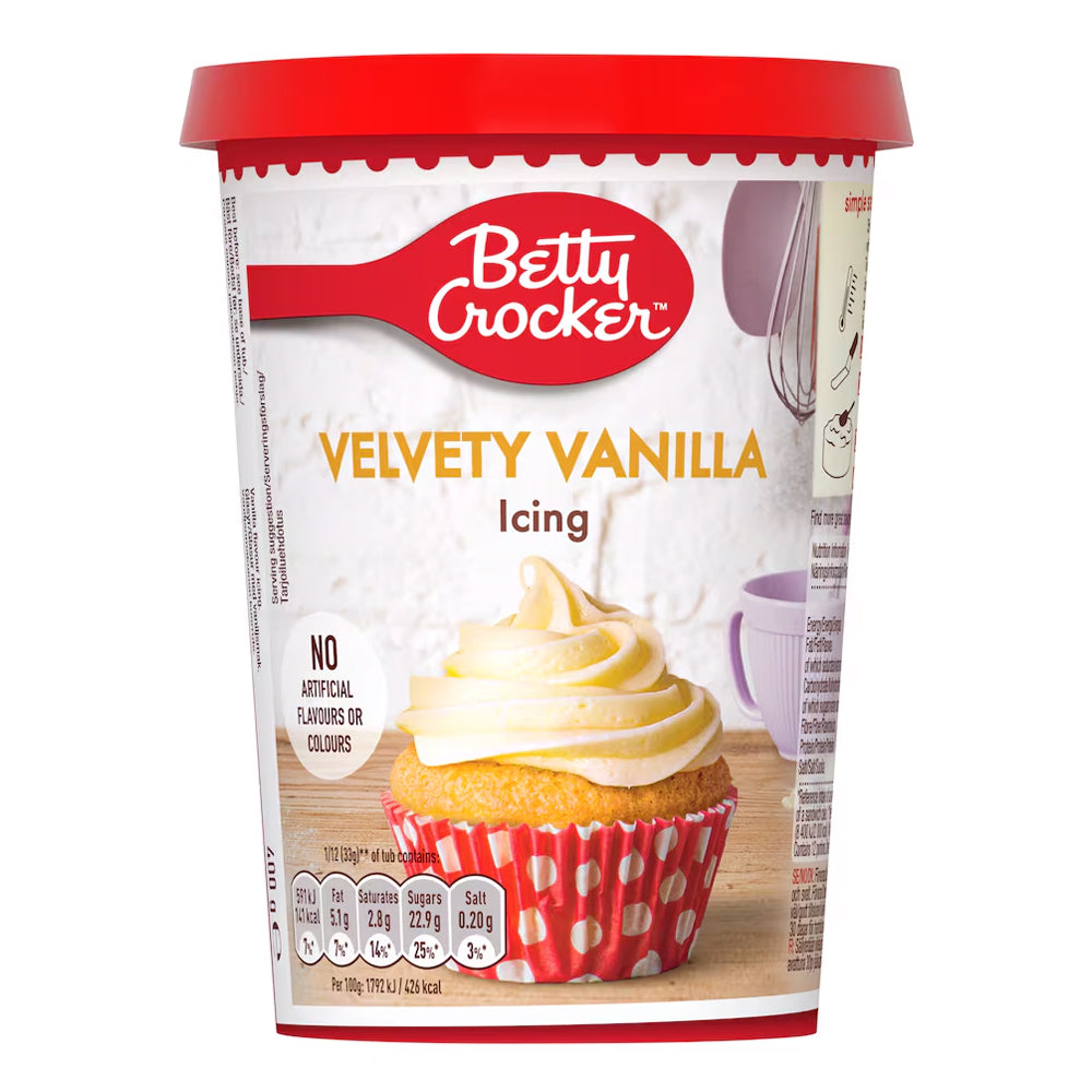 Betty Crocker Velvety Vanilla Icing 400g