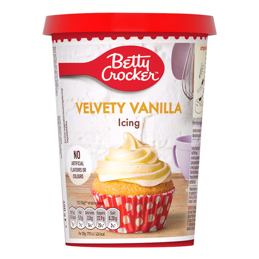 Betty Crocker Velvety Vanilla Icing 400g