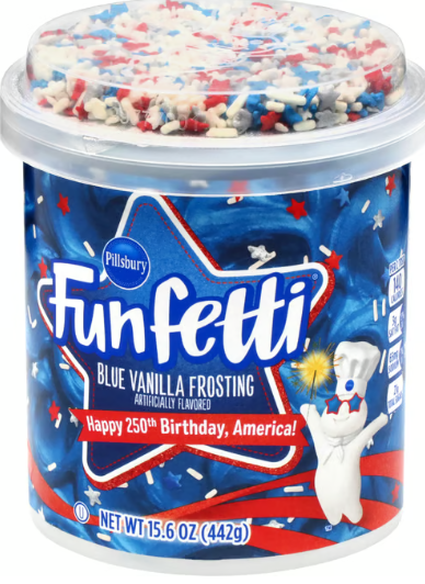 Pillsbury Funfetti Blue Vanilla Frosting 442g