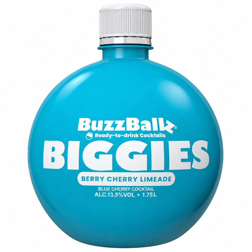 Buzzballz Biggies Mixed Drink Berry Cherry Limeade Cocktail 13,5% Vol. 1,75l
